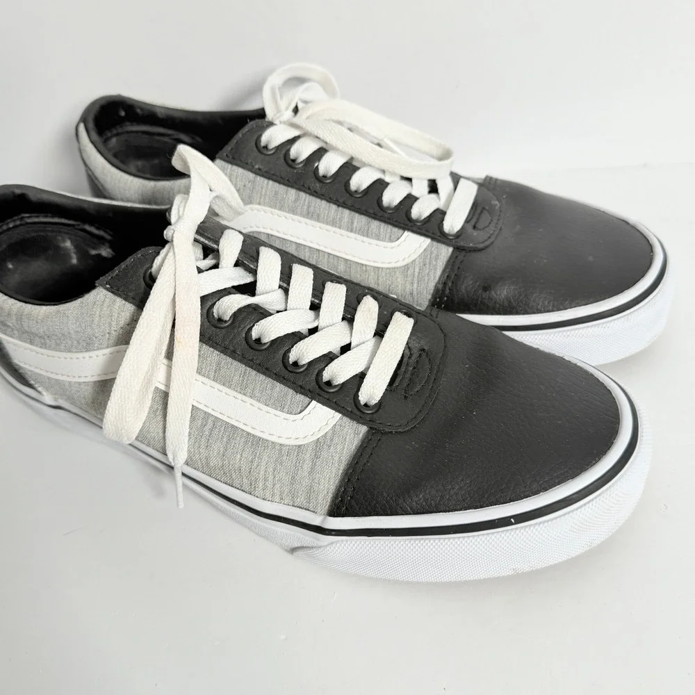 Vans Ward Sneaker Black Grey White Men's Size‎ 9 Casual Skater Shoes street y2k